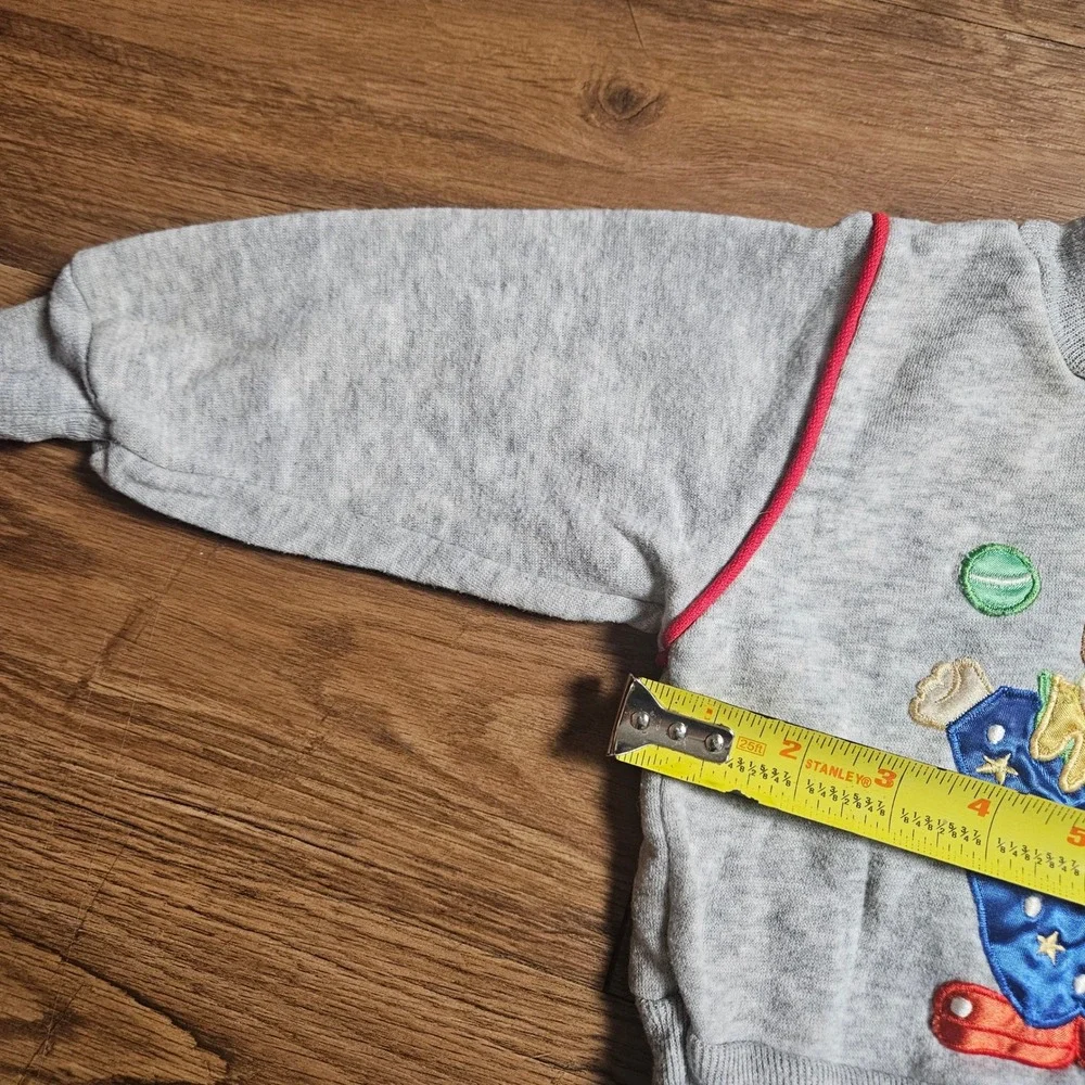 Vintage Joggles Circus Clown Juggling Dog Seal Sweatsuit Set Baby 12 Mos Kidcore